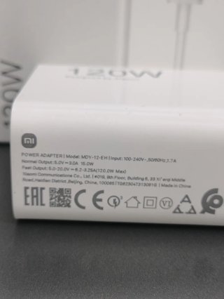 Cargador Xiaomi 120W Carga Rapida Con Cable