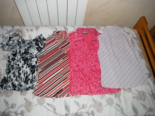Lote 4 blusas camisetas mujer