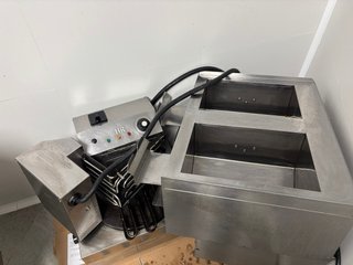 Freidora industrial 2 senos gran capacidad
