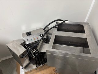 Freidora industrial 2 senos gran capacidad