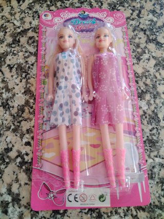 Pack 2 Muñecas Dress Girls