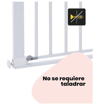 Safety 1st Flat Step Barrera Blanca 73-80 cm