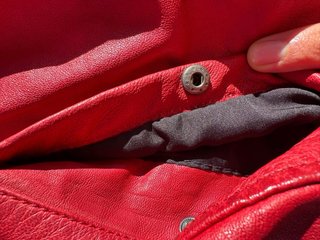 Chaqueta de Piel Roja Bugatti Hombre