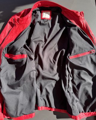 Chaqueta de Piel Roja Bugatti Hombre