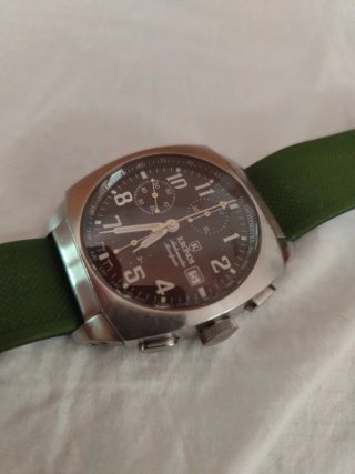 Reloj Kronos automático, valjoux 7750,