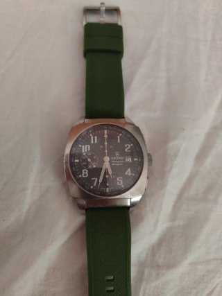 Reloj Kronos automático, valjoux 7750,
