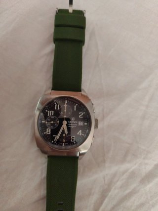 Reloj Kronos automático, valjoux 7750,