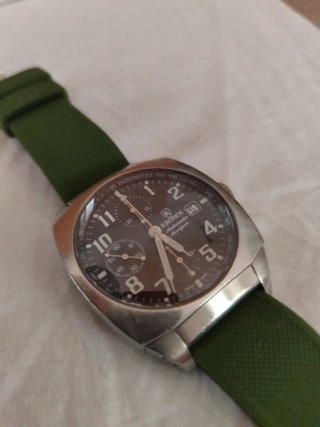 Reloj Kronos automático, valjoux 7750,