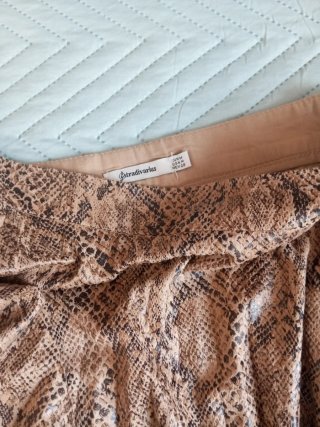 Falda larga estampada serpiente
