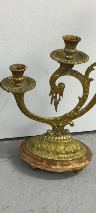 Candelabros de Bronce Antiguos