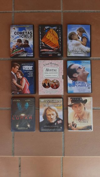 Lote 12 DVDs Películas 1 EURO CADA UNA