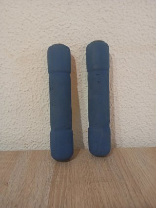 2 Pesas 1kg Azul para Mayores