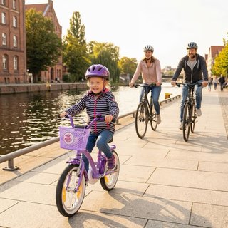 Bici Bambina Viola 14 con Cestino NUOVA