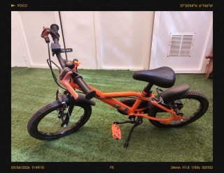 Bicicleta infantil B'TWIN naranja
