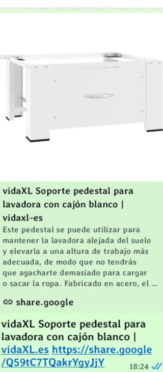 Elevador para lavadora/secadora