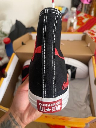 Converse x Coca Cola Zapatillas Altas Negras Rojas