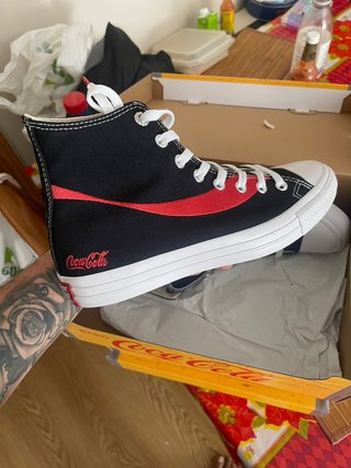 Converse x Coca Cola Zapatillas Altas Negras Rojas