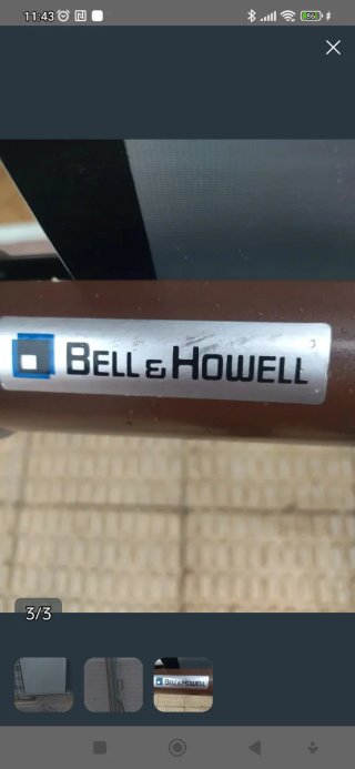 Pantalla Proyector Trípode Marrón