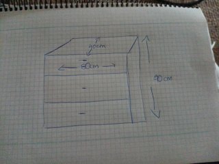Cajoneras Ikea blancas y madera