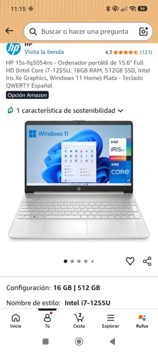 Portatil hp