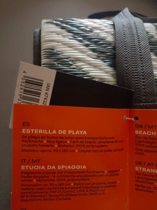 Esterilla de playa CRIVIT
