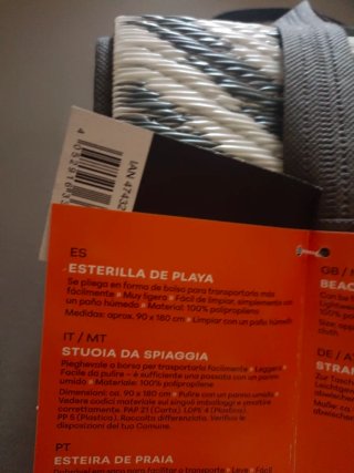 Esterilla de playa CRIVIT