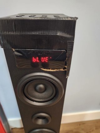 Torre altavoz Sky Charm — Bluetooth, luces LED