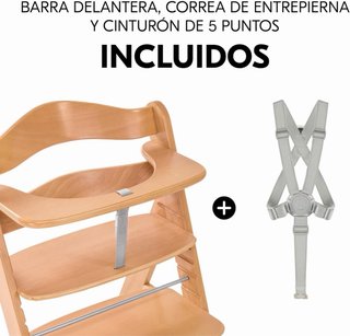 Trona Hauck Alpha Plus Madera Haya