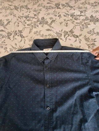 Camisa Jack & Jones azul estampada