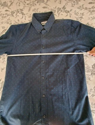 Camisa Jack & Jones azul estampada