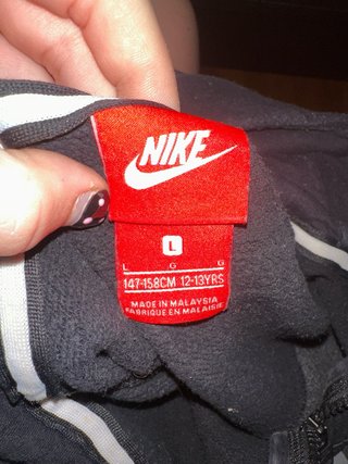 Sudadera Nike Air media cremallera negra