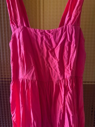 Vestido de mujer rojo para verano de tirantes