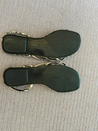 Sandalias Zara Animal Print Talla 36