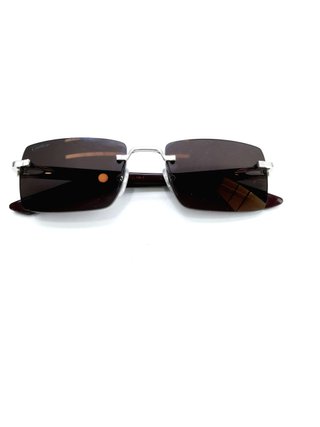 Gafas de Sol Cartier Décor C CT0579S Marrón/Plata