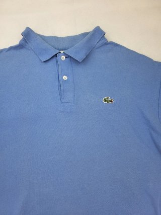 Polo Lacoste Vintage Azul Claro 90s Retro
