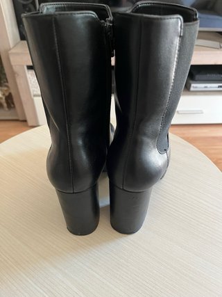 Botines negros tacón plataforma talla 36