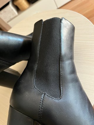 Botines negros tacón plataforma talla 36