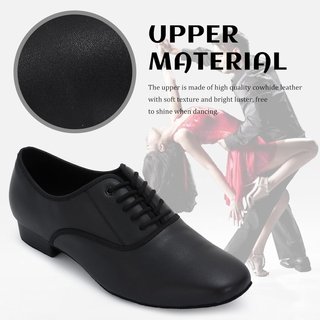 Zapatos Baile Latino Hombre T44 Negro