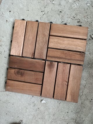 Baldosas de madera para exterior
