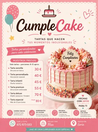 Negocio de tartas cumplecake