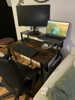 Mesa Escritorio Madera y Metal