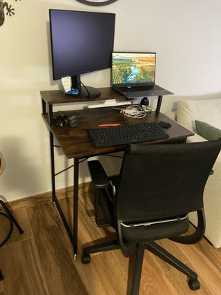Mesa Escritorio Madera y Metal