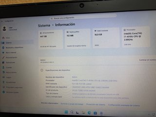 Portátil HP 840 G1 Negro/Gris
