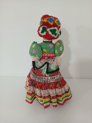 Bambola Ungherese Vintage 34cm Costume Tradizional