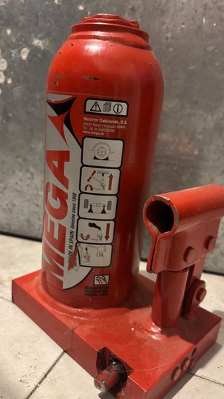 Gato Hidráulico Botella MEGA 10T + Barra