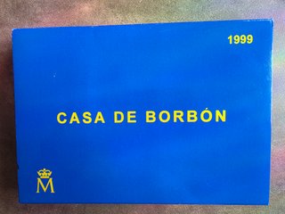 1999 Estuche Monedas FNMT Casa de Borbón Plata