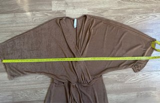 Vestido Lumina Marrón Metalizado Talla Única