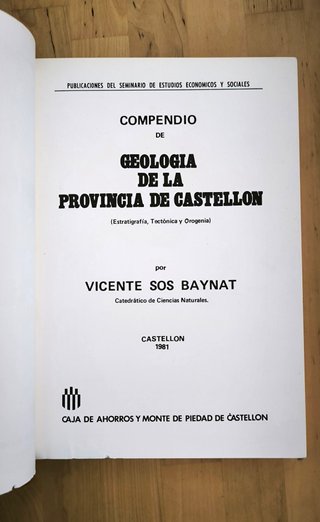 Geología de la provincia de Castellón - Sos Baynat