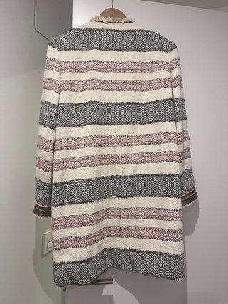Abrigo Zara con abalorios Talla M