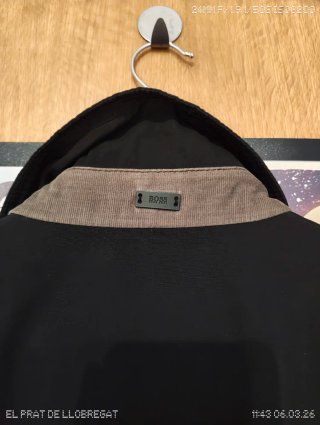 Chaqueta Hugo Boss Negra Talla L